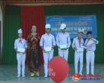 Lễ phát động tháng hành động vì trẻ em huyện Cẩm Xuyên năm 2015.