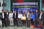 Huyện đoàn Cẩm Xuyên – Đoàn khối doanh nghiệp Hà Tĩnh phối hợp tổ chức khởi công xây dựng nhà tình nghĩa tại xã Cẩm Lĩnh