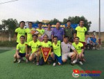 Giải bóng đá mini nam công an huyện mở rộng năm 2016.