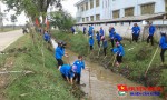 Tuổi trẻ chung tay xây dựng nông thôn mới và khắc phục hậu quả lũ lụt.
