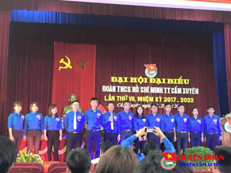 Đoàn TNCS Hồ Chí Minh thị trấn Cẩm Xuyên tổ chức thành công Đại hội Đại biểu lần thứ VII, nhiệm kỳ 2017 – 2022