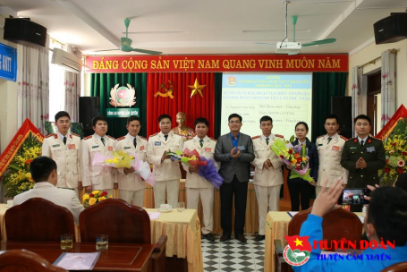 Chi đoàn Công an huyện Cẩm Xuyên tổ chức thành công Đại hội Đoàn TNCS Hồ Chí Minh, nhiệm kỳ 2017 - 2019.