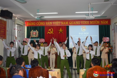 Đoàn thanh niên Công an huyện tổ chức thành công Đại hội  Đoàn TNCS Hồ Chí Minh nhiệm kỳ 2019 - 2022