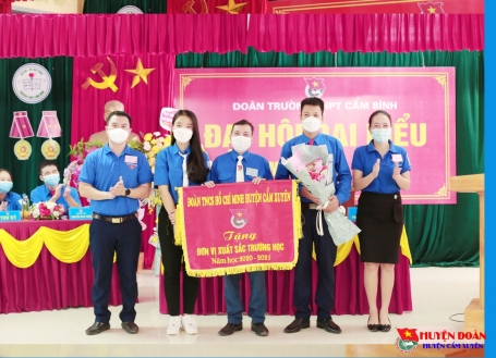 Đoàn trường THPT Cẩm Bình tổ chức thành công Đại hội Đoàn TNCS Hồ Chí Minh nhiệm kỳ 2021 - 2022