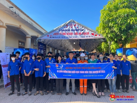 Đội hình tri thức trẻ huyện Cẩm Xuyên hỗ trợ xây dựng Nông thôn mới, đô thị văn minh