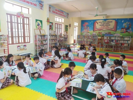 THIẾU NHI CẨM XUYÊN THỰC HIỆN PHONG TRÀO “ĐỌC VÀ LÀM THEO BÁO ĐỘI”