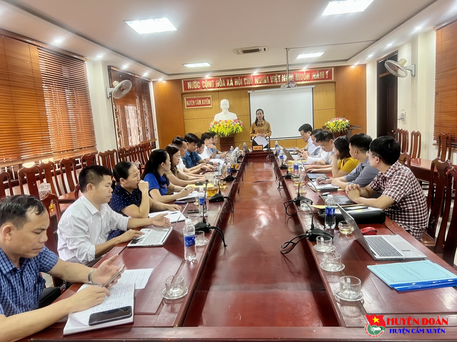Hội nghị giám sát việc thực hiện Luật Thanh niên 2020 tại huyện Cẩm Xuyên